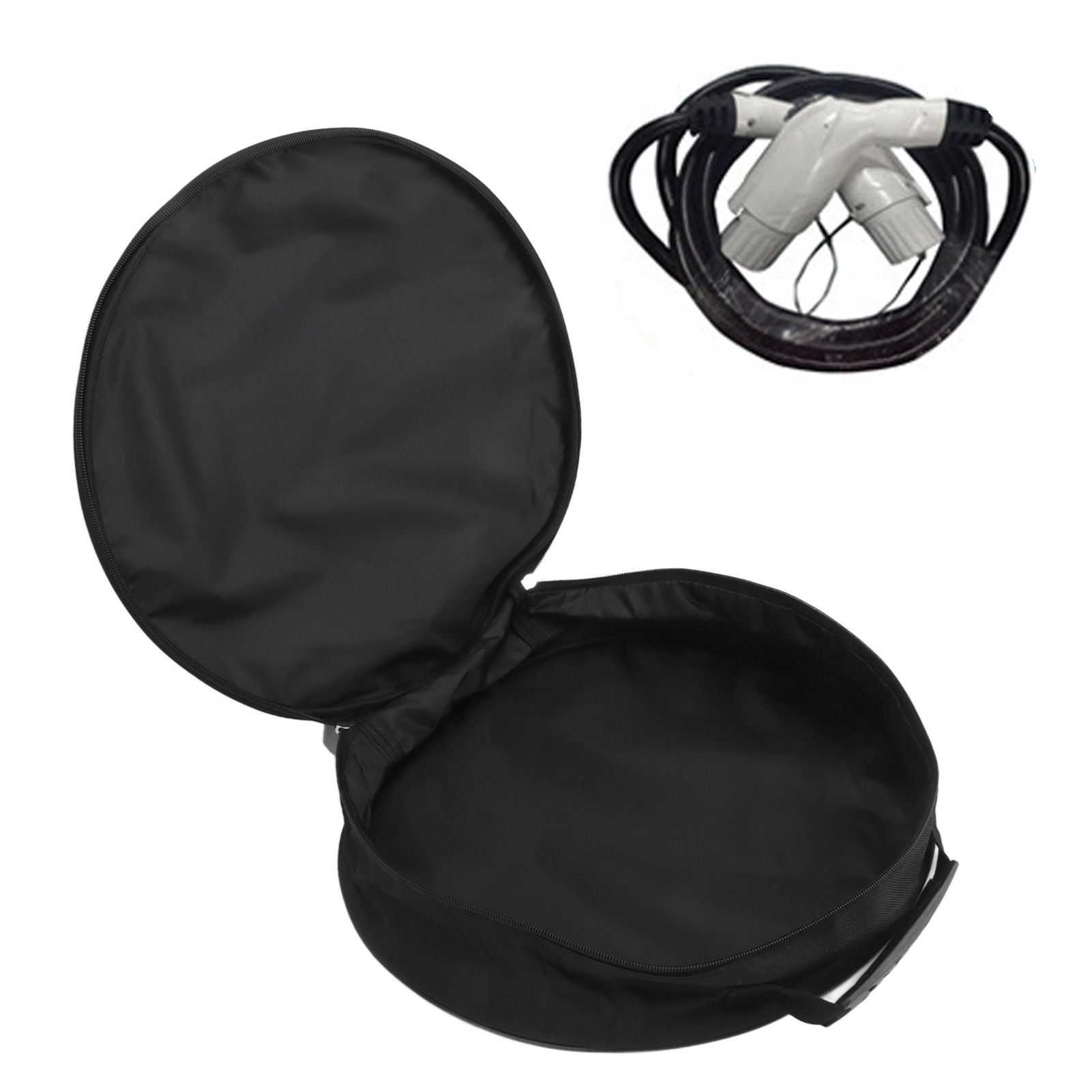 Cable Bag Waterproof Flame Retardant Heavy Duty Cable Management Storage Bag with Sturdy Carrying Handle Round
