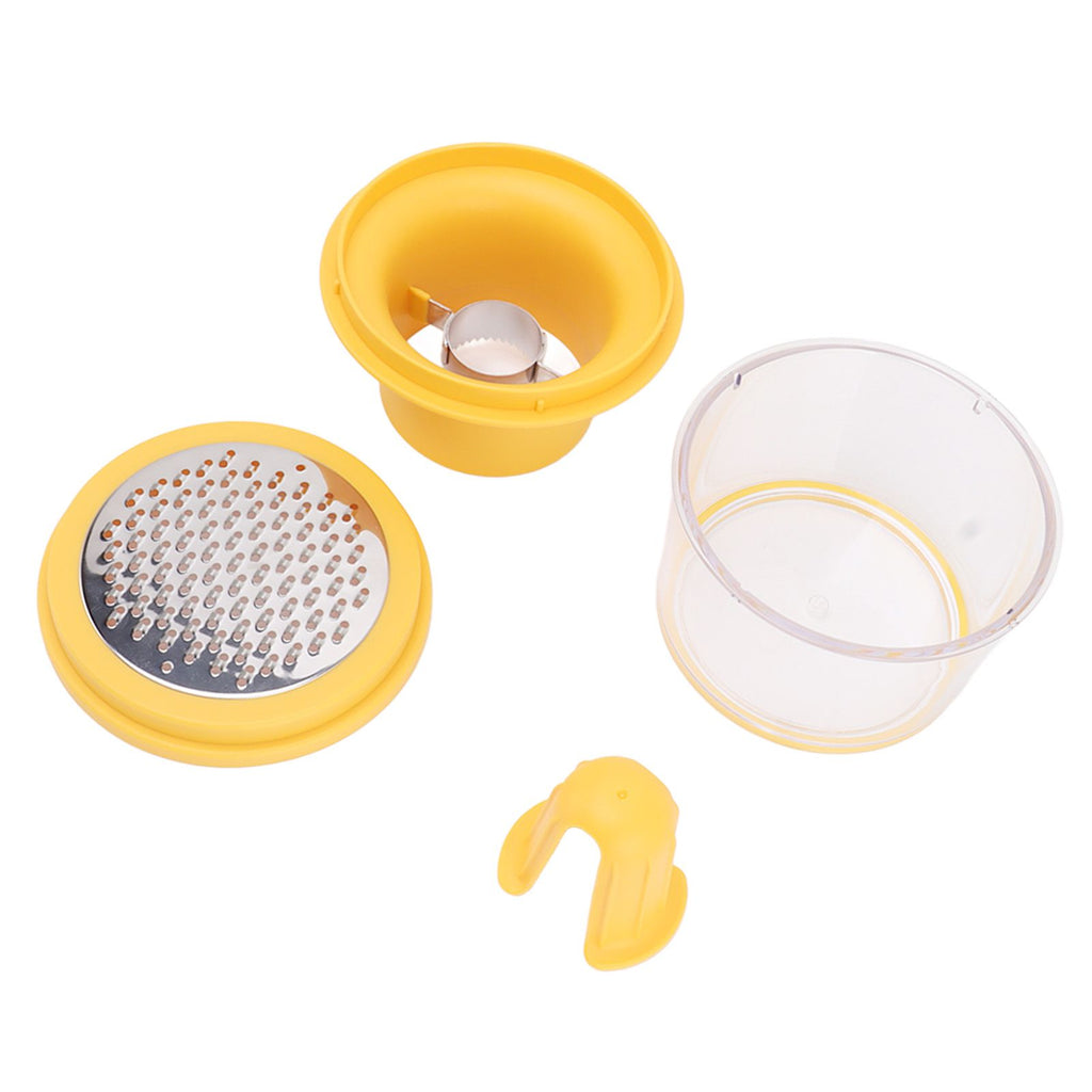 Corn Peeler 4 in 1 Multifunction Corn Stripper Stainless Steel Corn Sheller with Bowl and Grinding Cover