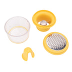 Corn Peeler 4 in 1 Multifunction Corn Stripper Stainless Steel Corn Sheller with Bowl and Grinding Cover