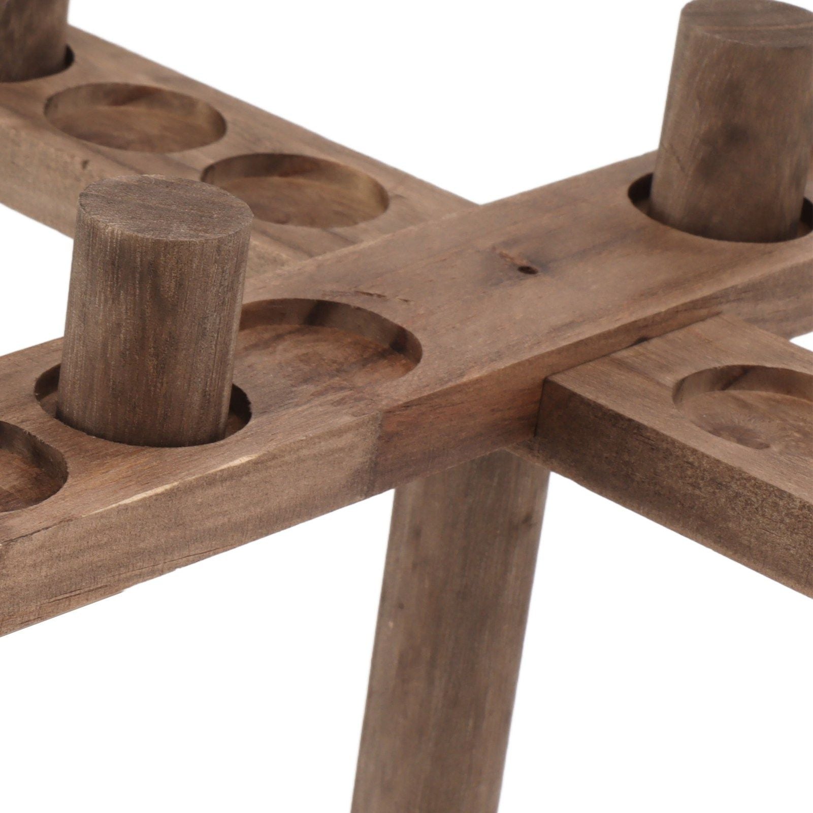 Hook and Ring Game for Four Players Wooden Hooks Fast Paced Interactive Game for Party Bar