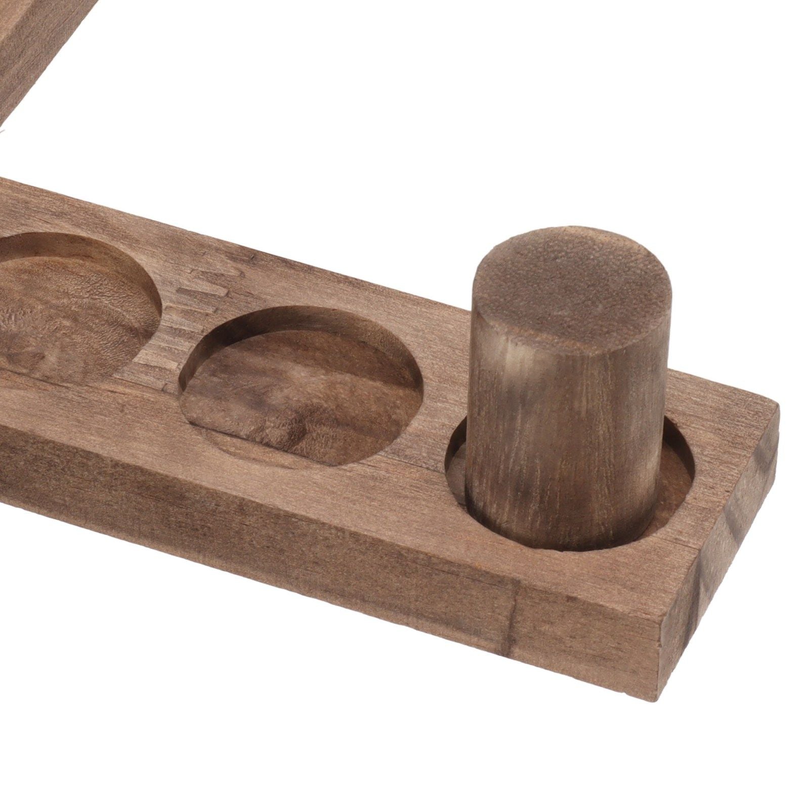 Hook and Ring Game for Four Players Wooden Hooks Fast Paced Interactive Game for Party Bar