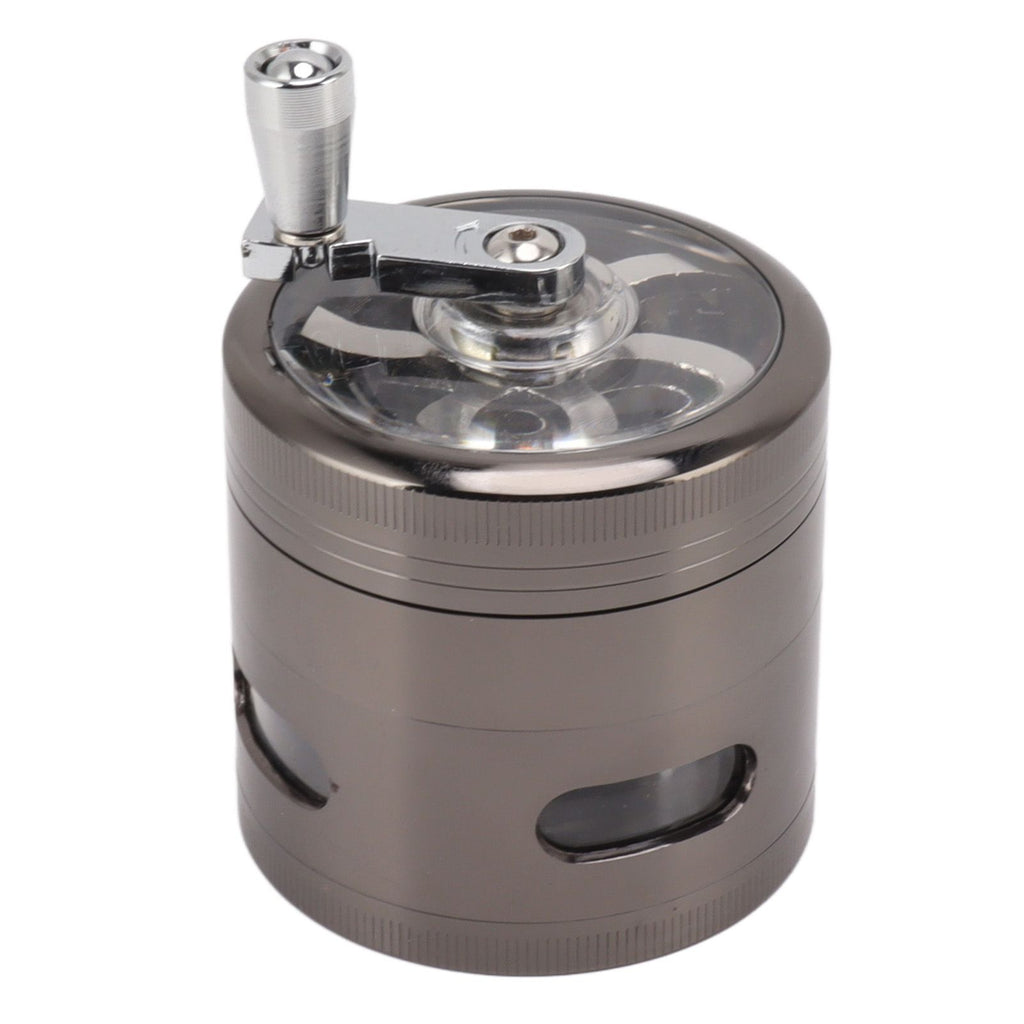 Manual Spice Grinder Zinc Alloy Portable Herb Mill Powder Grinding Machine for Household Use
