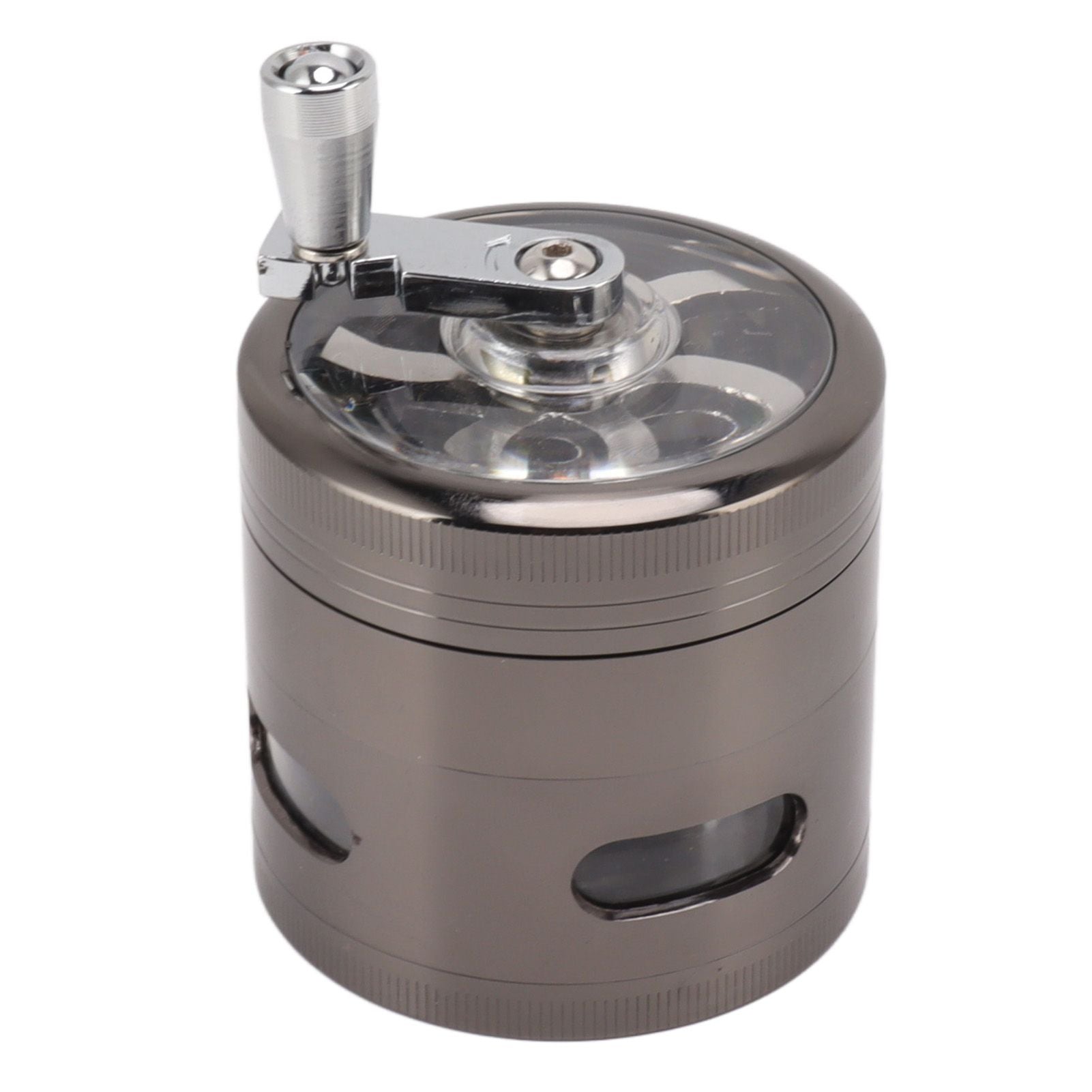 Manual Spice Grinder Zinc Alloy Portable Herb Mill Powder Grinding Machine for Household Use