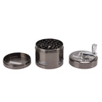 Manual Spice Grinder Zinc Alloy Portable Herb Mill Powder Grinding Machine for Household Use