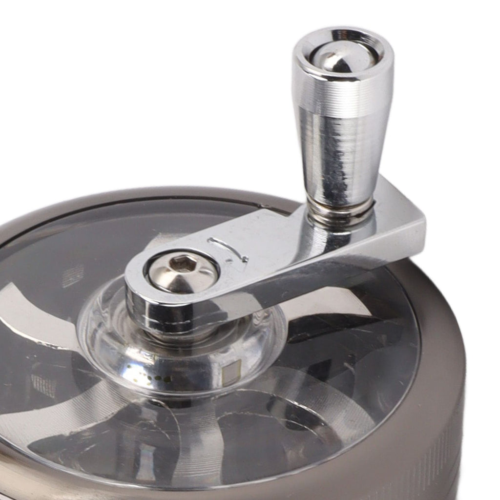 Manual Spice Grinder Zinc Alloy Portable Herb Mill Powder Grinding Machine for Household Use