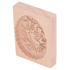 Animal Cookie Mold Lovely Vivid Wooden Biscuit Press Stamp Easy Demoulding Smoothly Cookie Mold Titmouse