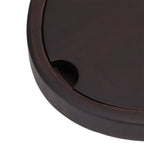 Bamboo Tea Table Tray Walnut Color Simple Elegant Chinese Style Water Storage Tea Tray with Handle S
