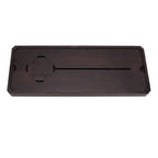 Chinese Water Storage Drainage Tea Tray Bamboo Simple Decorative Robust Household Tea Serving Tray Large Size