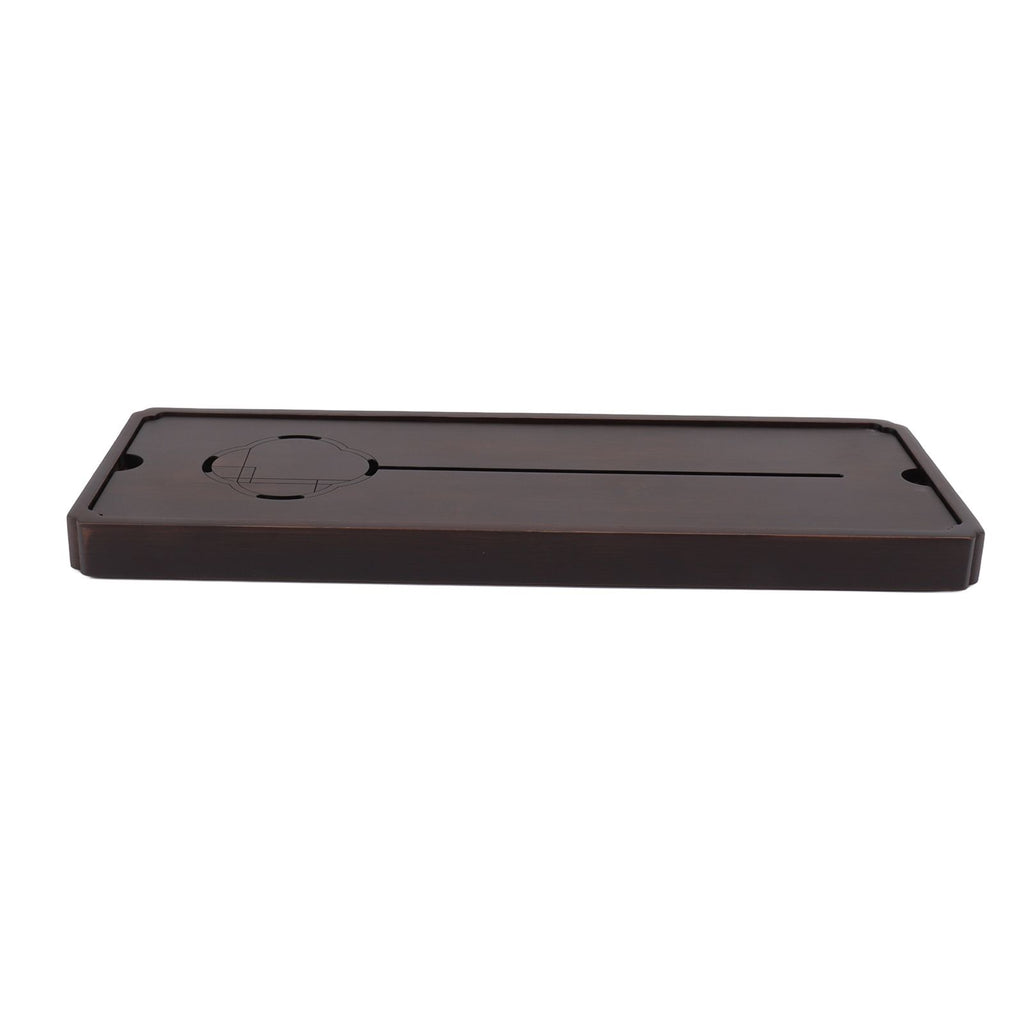 Chinese Water Storage Drainage Tea Tray Bamboo Simple Decorative Robust Household Tea Serving Tray Large Size