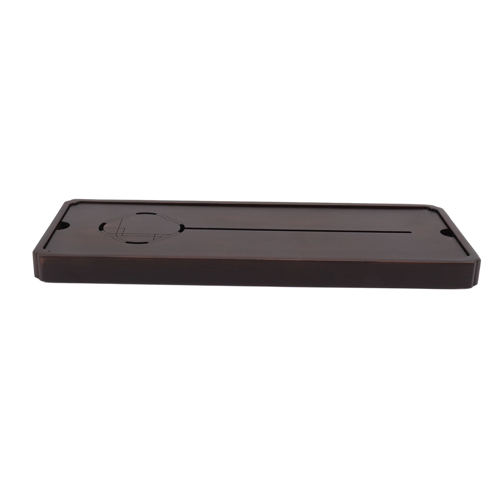 Chinese Water Storage Drainage Tea Tray Bamboo Simple Decorative Robust Household Tea Serving Tray Large Size