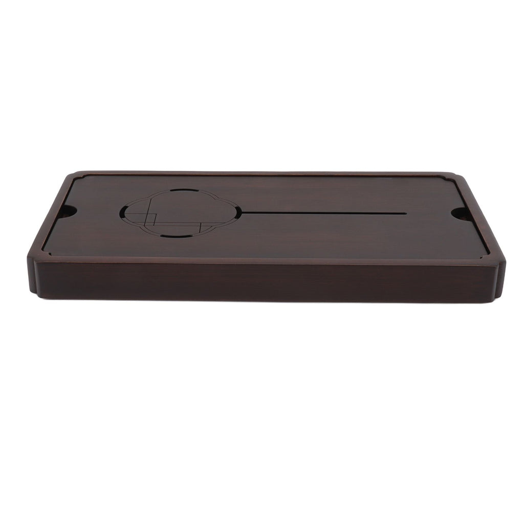 Chinese Water Storage Drainage Tea Tray Bamboo Simple Decorative Robust Household Tea Serving Tray Small Size
