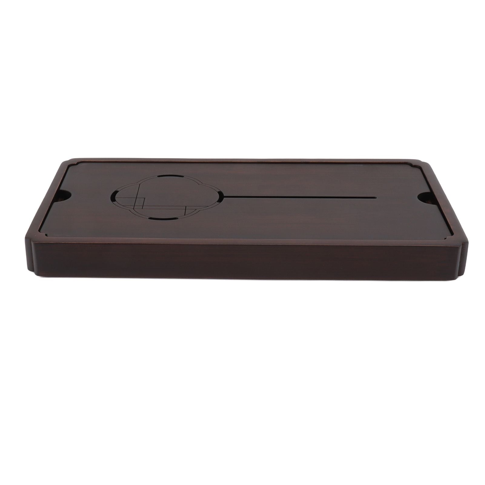 Chinese Water Storage Drainage Tea Tray Bamboo Simple Decorative Robust Household Tea Serving Tray Small Size