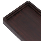 Chinese Water Storage Drainage Tea Tray Bamboo Simple Decorative Robust Household Tea Serving Tray Small Size