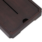 Chinese Water Storage Drainage Tea Tray Bamboo Simple Decorative Robust Household Tea Serving Tray Small Size