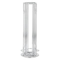 Coffee Capsule Stand 360° Rotation Anti Slip Thick Base Wrought Iron Capsule Pod Holder for Vertuoline 20pods Silver