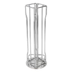 Coffee Capsule Stand 360° Rotation Anti Slip Thick Base Wrought Iron Capsule Pod Holder for Vertuoline 20pods Silver