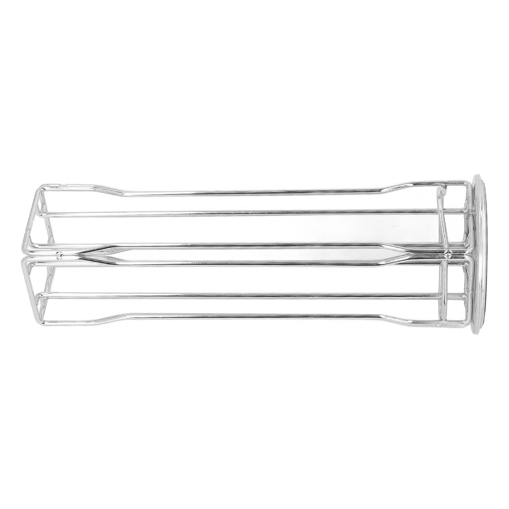 Coffee Capsule Stand 360° Rotation Anti Slip Thick Base Wrought Iron Capsule Pod Holder for Vertuoline 20pods Silver