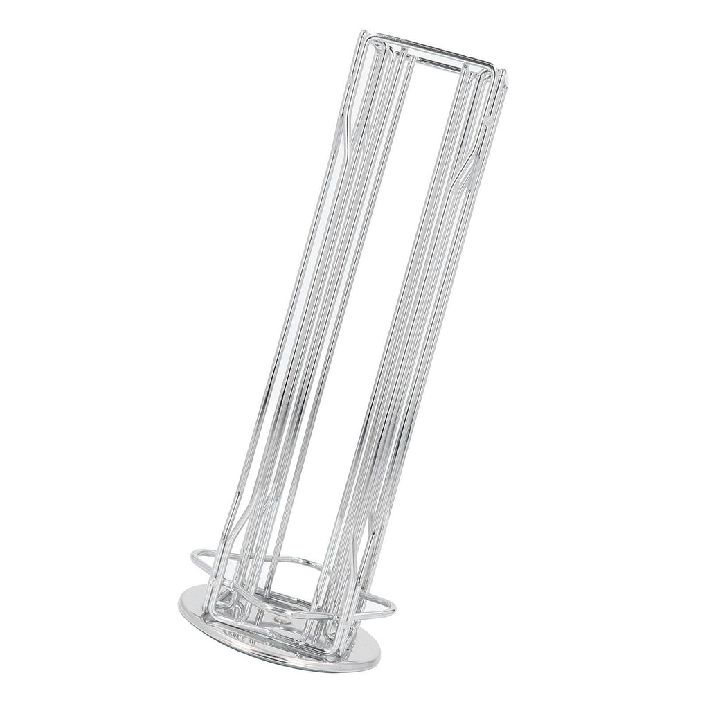 Coffee Capsule Stand 360° Rotation Anti Slip Thick Base Wrought Iron Capsule Pod Holder for Vertuoline 20pods Silver