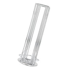 Coffee Capsule Stand 360° Rotation Anti Slip Thick Base Wrought Iron Capsule Pod Holder for Vertuoline 20pods Silver