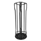 Coffee Capsule Stand 360° Rotation Anti Slip Thick Base Wrought Iron Capsule Pod Holder for Vertuoline 20pods Black