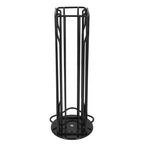 Coffee Capsule Stand 360° Rotation Anti Slip Thick Base Wrought Iron Capsule Pod Holder for Vertuoline 20pods Black