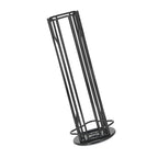 Coffee Capsule Stand 360° Rotation Anti Slip Thick Base Wrought Iron Capsule Pod Holder for Vertuoline 20pods Black