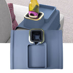 Sofa Armrest Cup Holder Tray Silicone Multifunctional Insulated Shelving Home Supplies