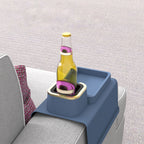 Sofa Armrest Cup Holder Tray Silicone Multifunctional Insulated Shelving Home Supplies