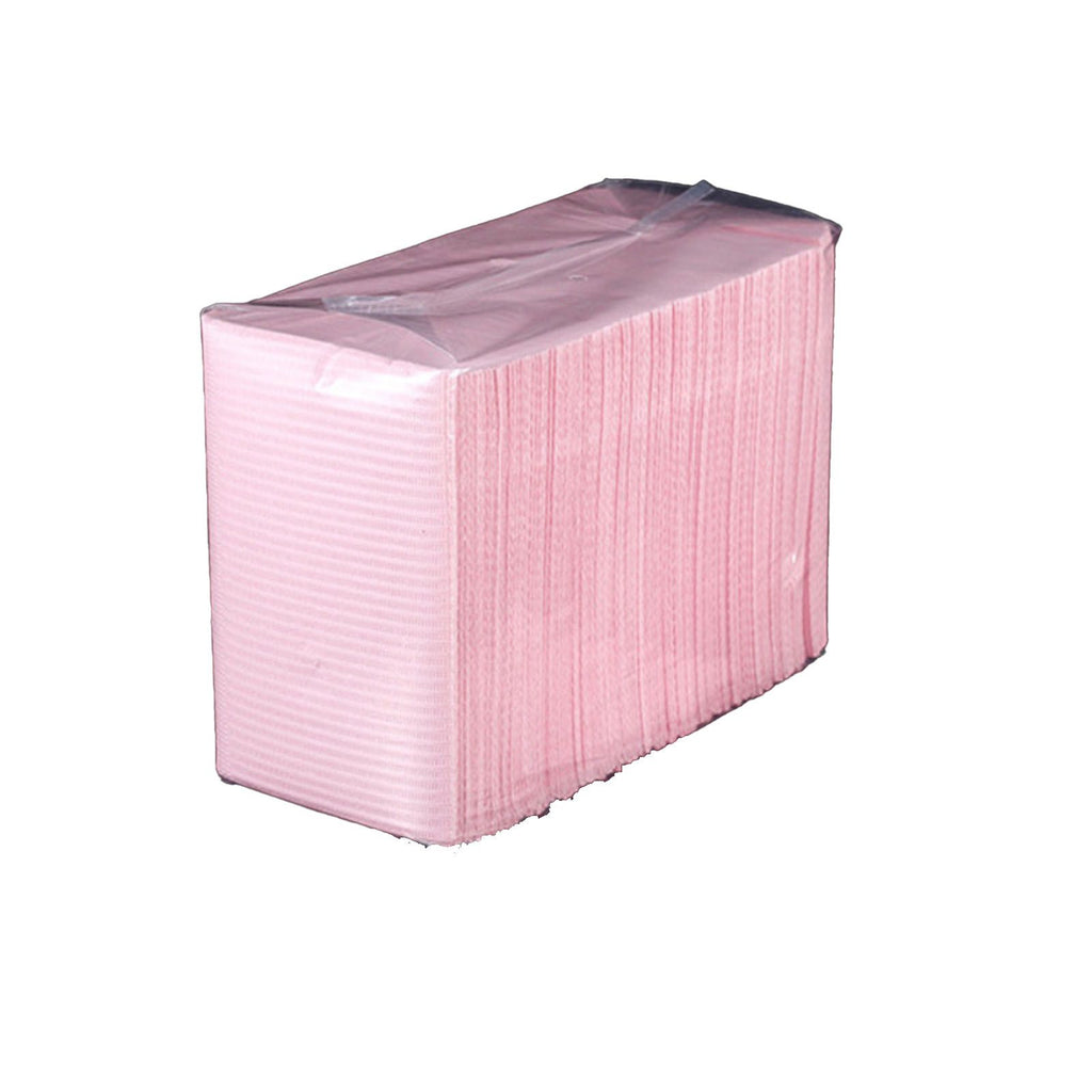 125PCS Tattoo Clean Pad Good Absorption Thick Cloth Disposable Tattoo Tablecloth for Tattooist Pink