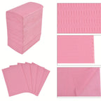 125PCS Tattoo Clean Pad Good Absorption Thick Cloth Disposable Tattoo Tablecloth for Tattooist Pink
