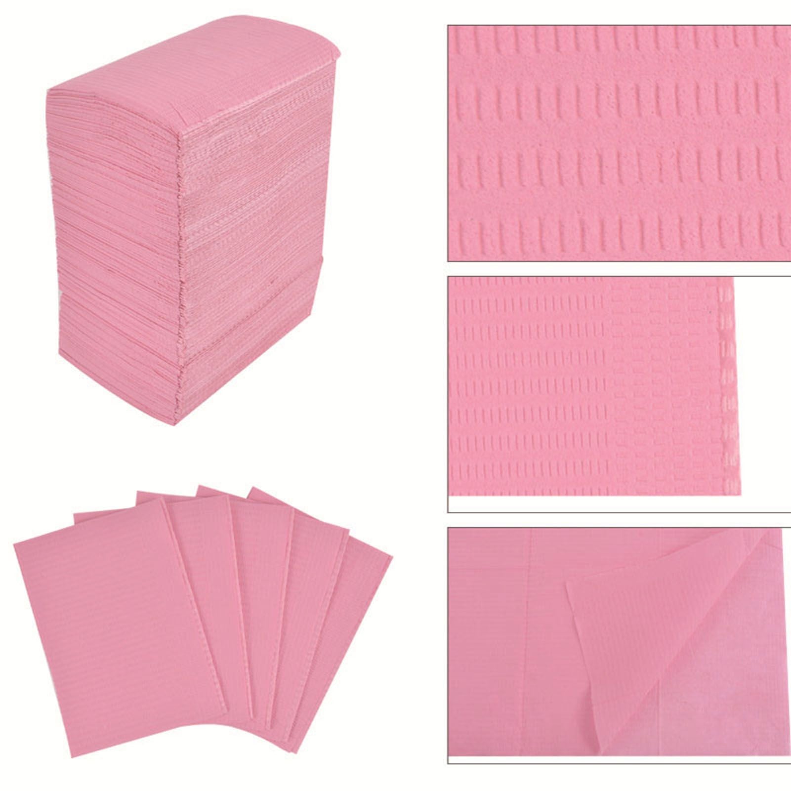 125PCS Tattoo Clean Pad Good Absorption Thick Cloth Disposable Tattoo Tablecloth for Tattooist Pink