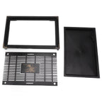 Gongfu Tea Tray Water Storage Drainage Home Decoration Ornament Serving Tray for Office Black