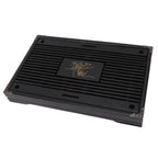 Gongfu Tea Tray Water Storage Drainage Home Decoration Ornament Serving Tray for Office Black