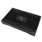 Gongfu Tea Tray Water Storage Drainage Home Decoration Ornament Serving Tray for Office Black