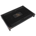 Gongfu Tea Tray Water Storage Drainage Home Decoration Ornament Serving Tray for Office Black