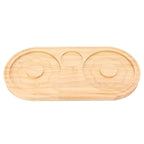Salt Rimmer Pine Wood Sugar Rimmer Waterproof Holder Bar Tool for Cocktail Margarita A