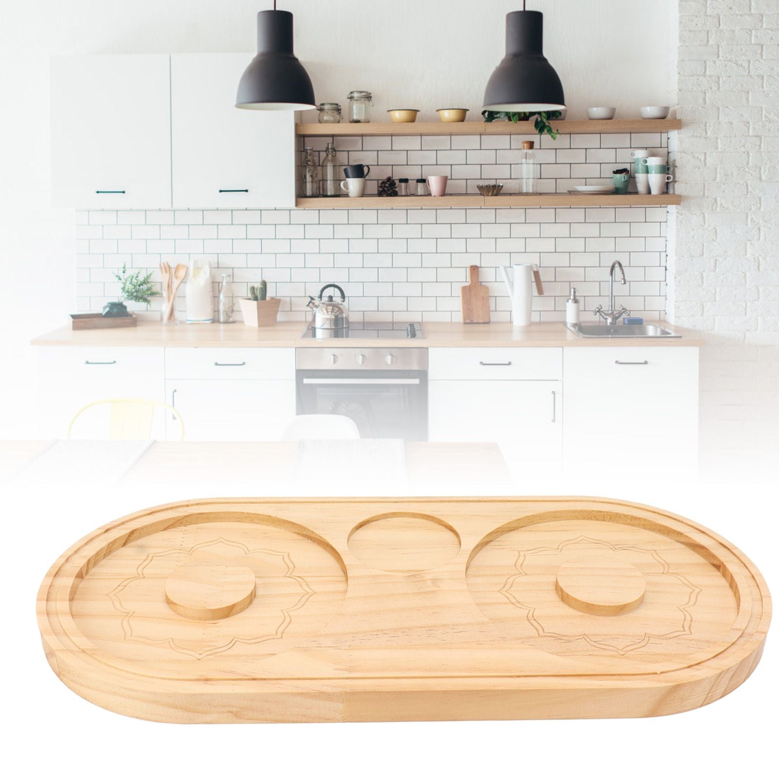 Salt Rimmer Pine Wood Sugar Rimmer Waterproof Holder Bar Tool for Cocktail Margarita A