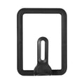 Rectangle Glass Pot Cover Thickened Standable Visible Silicone Rectangle Pan Lid Black 13 X 18cm / 5.1 X 7.1in