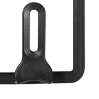 Rectangle Glass Pot Cover Thickened Standable Visible Silicone Rectangle Pan Lid Black 13 X 18cm / 5.1 X 7.1in