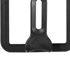 Rectangle Glass Pot Cover Thickened Standable Visible Silicone Rectangle Pan Lid Black 13 X 18cm / 5.1 X 7.1in