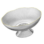 Plastic Footed Fruit Plate with Draining Hole Detachable Base Household Living Room Coffee Table Fruit Candy Snack Display Plate Transparent