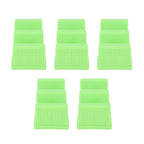 5PCS Taco Holder Stands Set Small Car Shape Wave Shape Taco Tray for Kitchen Restaurant Green