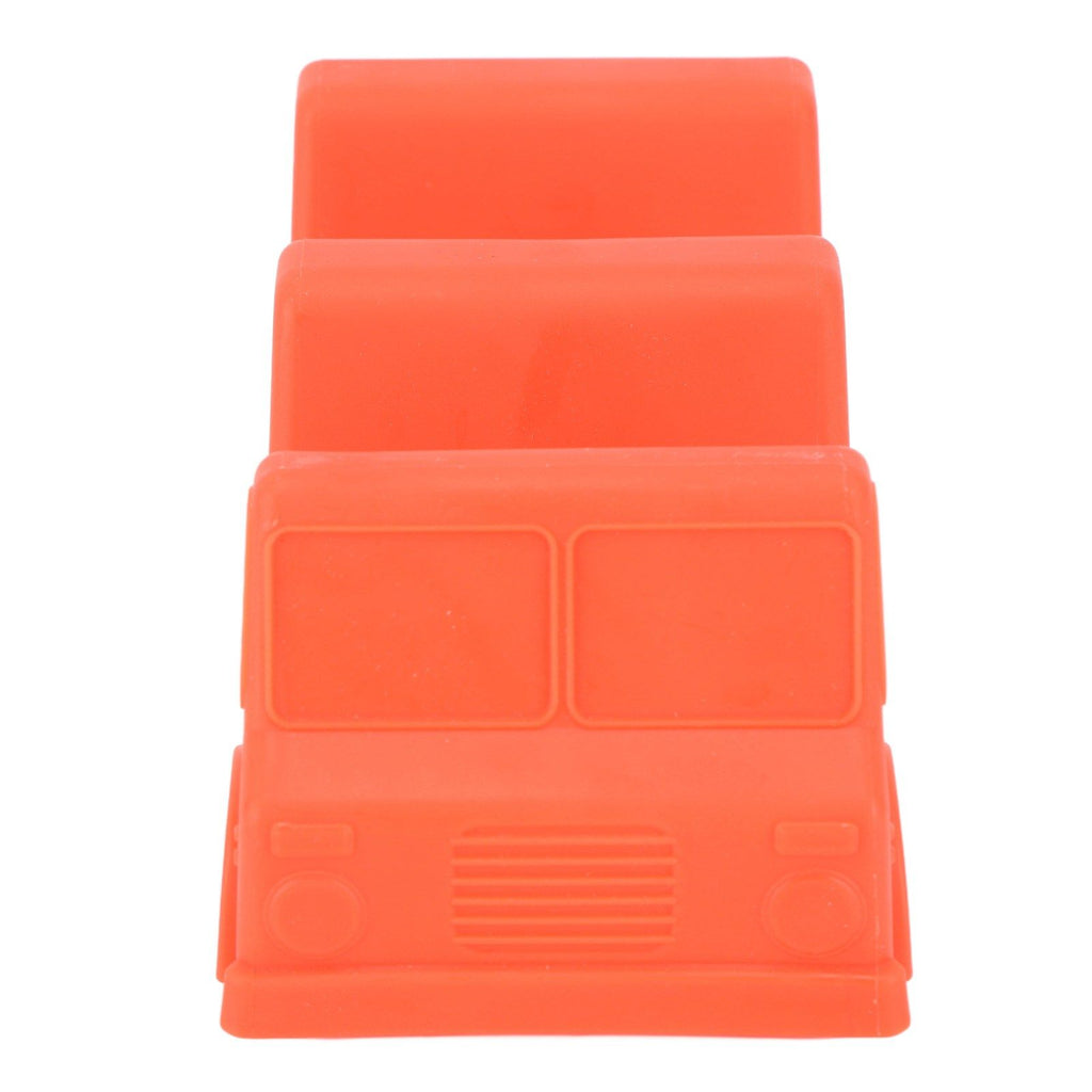 5PCS Taco Holder Stands Set Small Car Shape Wave Shape Taco Tray for Kitchen Restaurant Orange