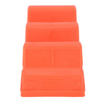 5PCS Taco Holder Stands Set Small Car Shape Wave Shape Taco Tray for Kitchen Restaurant Orange