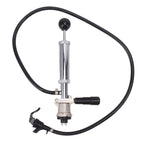 Beer Keg Pump 4inch Stainless Steel Keg Tap Hand Pump Picnic Beer Tap Kit for Homebrew Bars Restaurants Wedding
