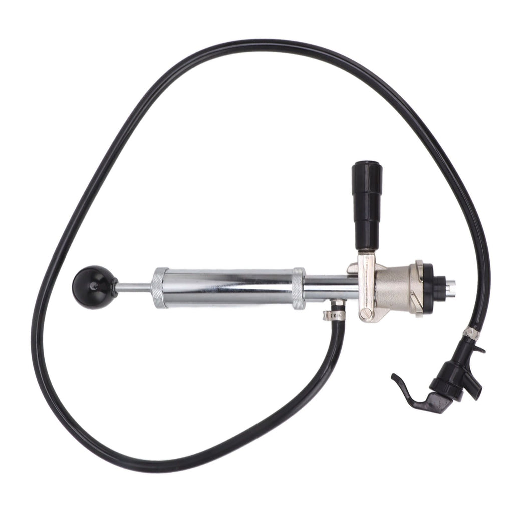 Beer Keg Pump 4inch Stainless Steel Keg Tap Hand Pump Picnic Beer Tap Kit for Homebrew Bars Restaurants Wedding