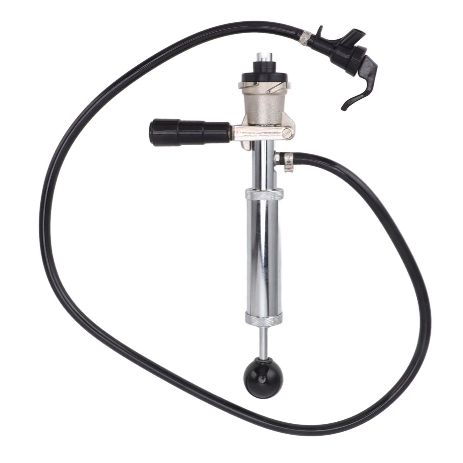 Beer Keg Pump 4inch Stainless Steel Keg Tap Hand Pump Picnic Beer Tap Kit for Homebrew Bars Restaurants Wedding