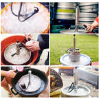 Beer Keg Pump 4inch Stainless Steel Keg Tap Hand Pump Picnic Beer Tap Kit for Homebrew Bars Restaurants Wedding