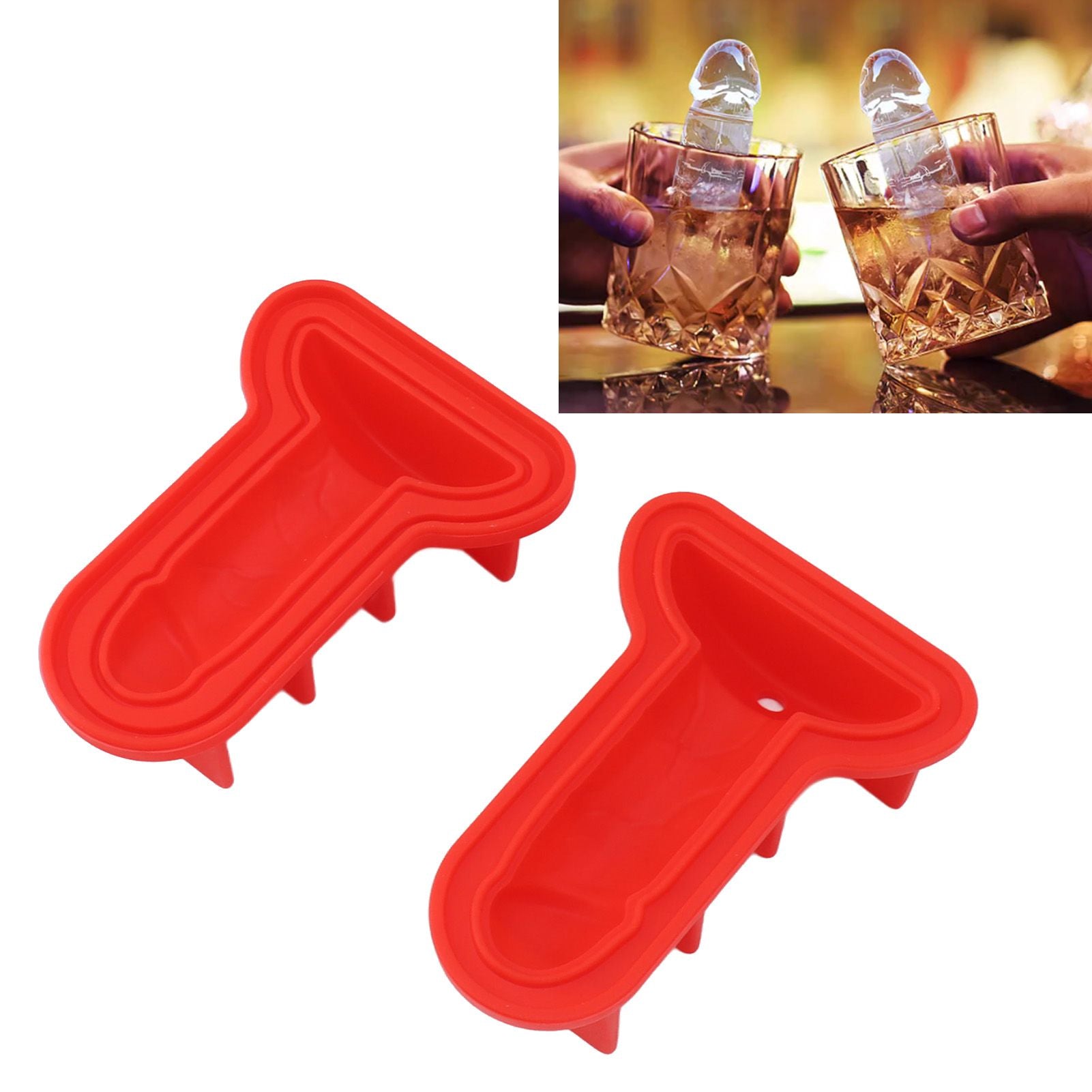 Sexy Penis Cake Tray Silicone Ice Cube Mold Funny Man Genital Shaped Ice Cube for Whiskey Cocktail Juice Soap Kitchen Gadgets