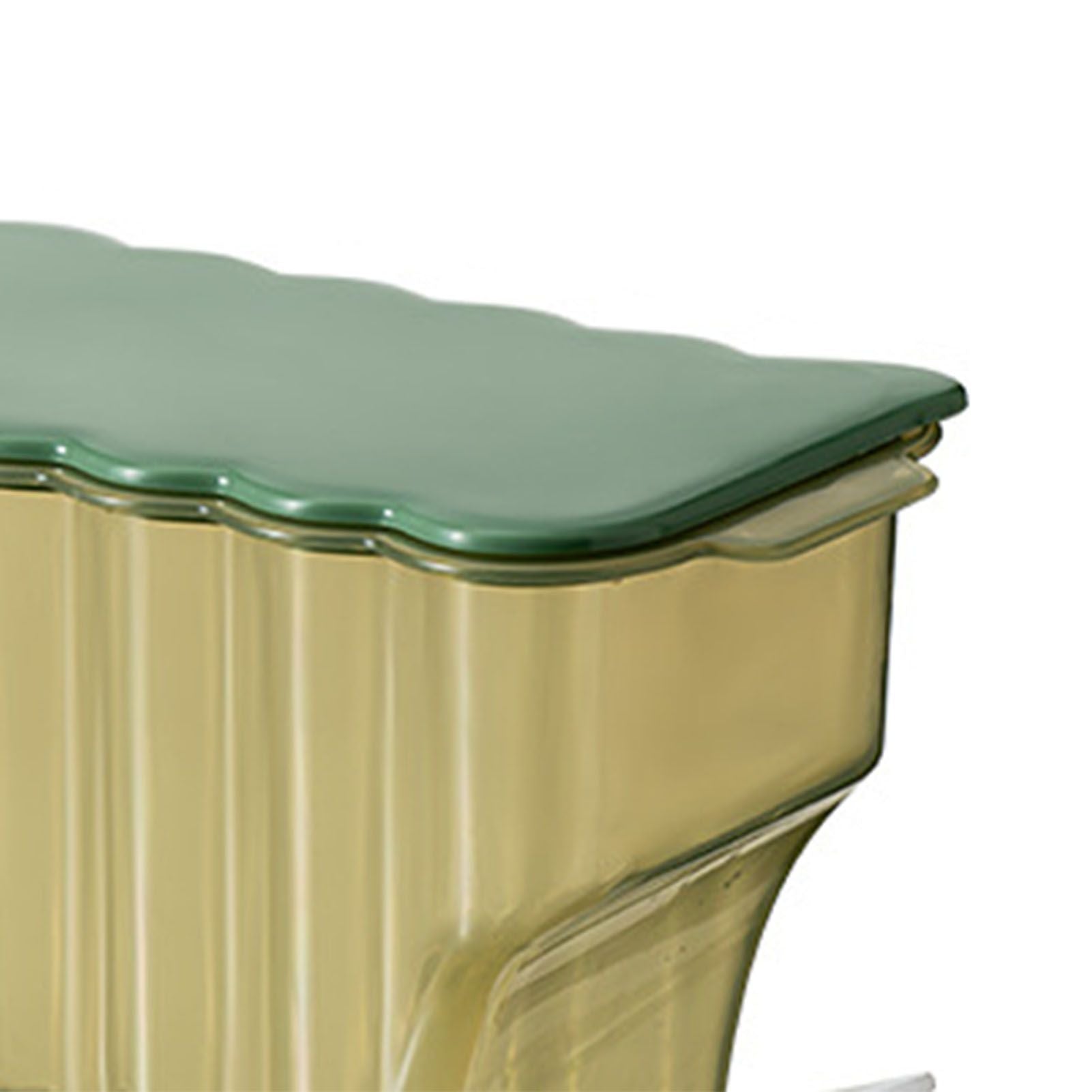 Cold Water Kettle with Faucet PP Sealed Preservation Refrigerator Cold Kettle For Fruit Tea Flower Tea Milk Tea Water Green